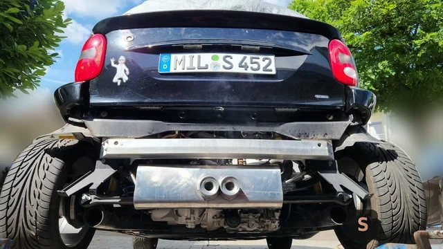 RS-Topf, montiert