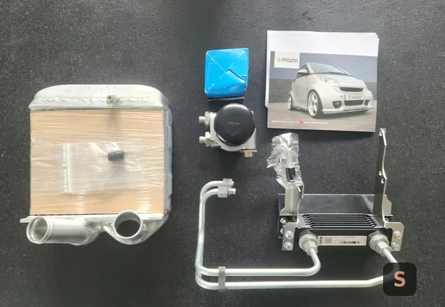 Kühler-Paket vor dem Einbau